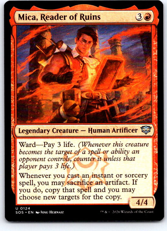 Mica, Reader of Ruins 124 Uncommon Secrets of Strixhaven Magic: The Gathering NM
