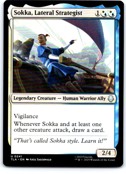 Sokka, Lateral Strategist 241 Avatar: The Last Airbender Magic: The Gathering NM