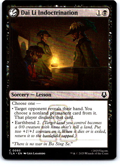 Dai Li Indoctrination 93 Avatar: The Last Airbender Magic: The Gathering NM