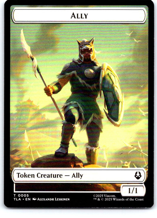 Ally (0005) // Clue (0014) Double-Sided Token 5 // 14 Avatar: TLA MTG NM