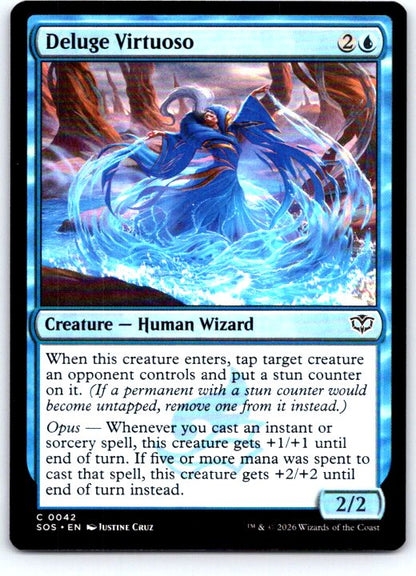 Deluge Virtuoso 42 Common Secrets of Strixhaven Magic: The Gathering Near Mint