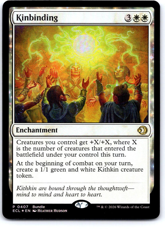 Kinbinding 407 Holo Unique and Miscellaneous Promos Magic: The Gathering Foil NM