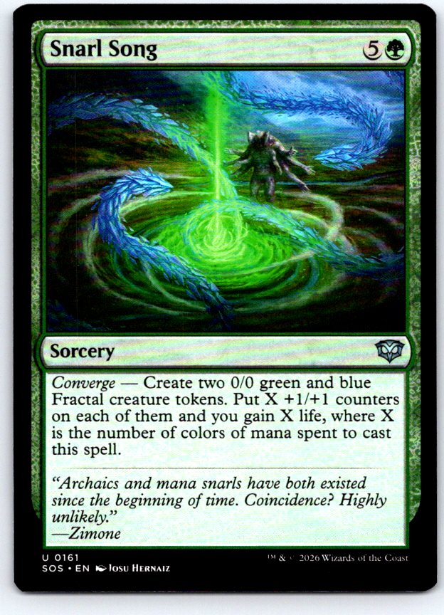 Snarl Song 161 Uncommon Secrets of Strixhaven Magic: The Gathering Near Mint