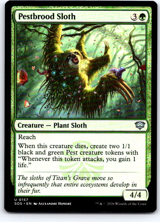 Pestbrood Sloth 157 Uncommon Secrets of Strixhaven Magic: The Gathering NM