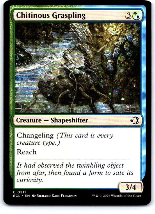 Chitinous Graspling 211 Common Lorwyn Eclipsed Magic: The Gathering Near Mint