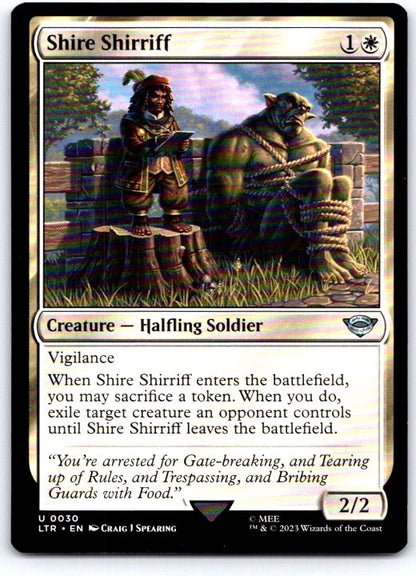 Shire Shirriff 30 LOTR: Tales of Middle-earth Magic: The Gathering NM