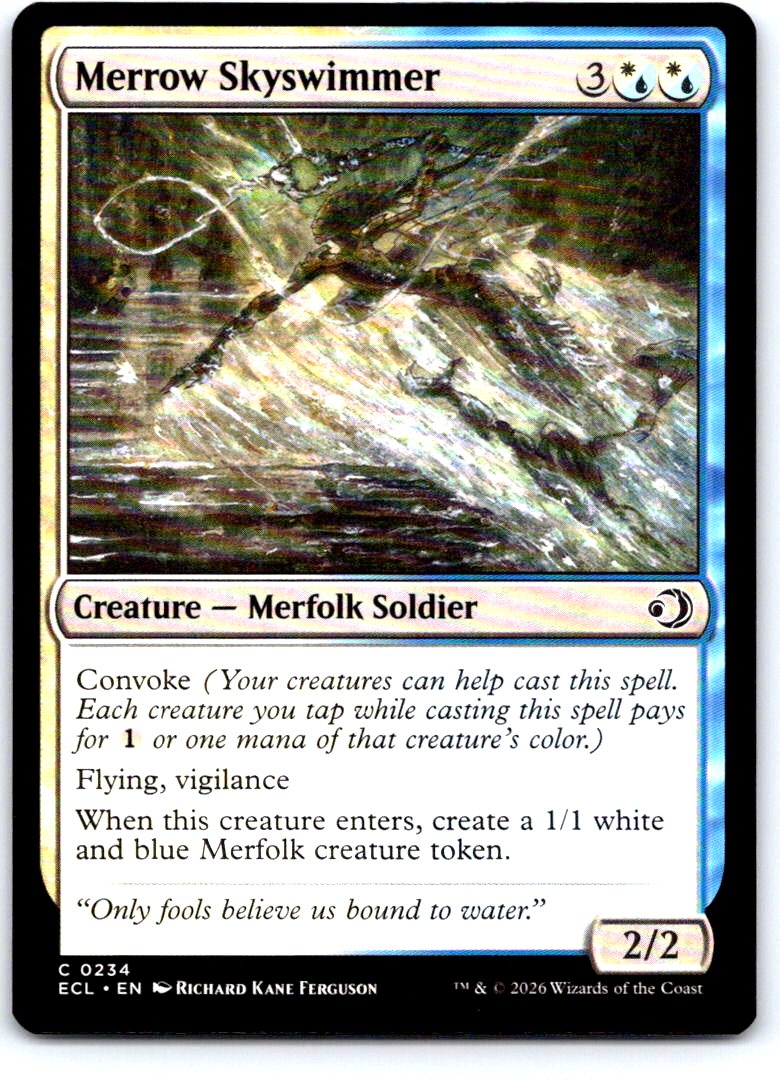 Merrow Skyswimmer 234 Common Lorwyn Eclipsed Magic: The Gathering Near Mint
