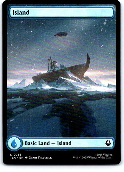 Island (0288) 288 Land Avatar: The Last Airbender Magic: The Gathering Near Mint