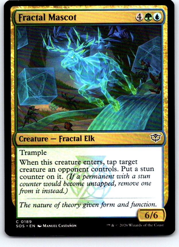 Fractal Mascot 189 Common Secrets of Strixhaven Magic: The Gathering Near Mint