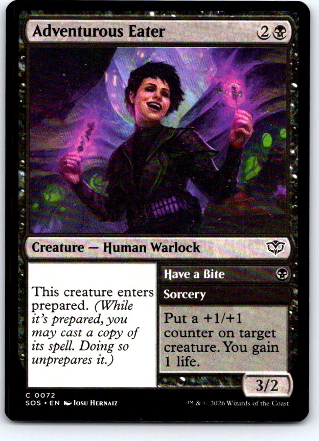 Adventurous Eater 72 Common Secrets of Strixhaven Magic: The Gathering Near Mint