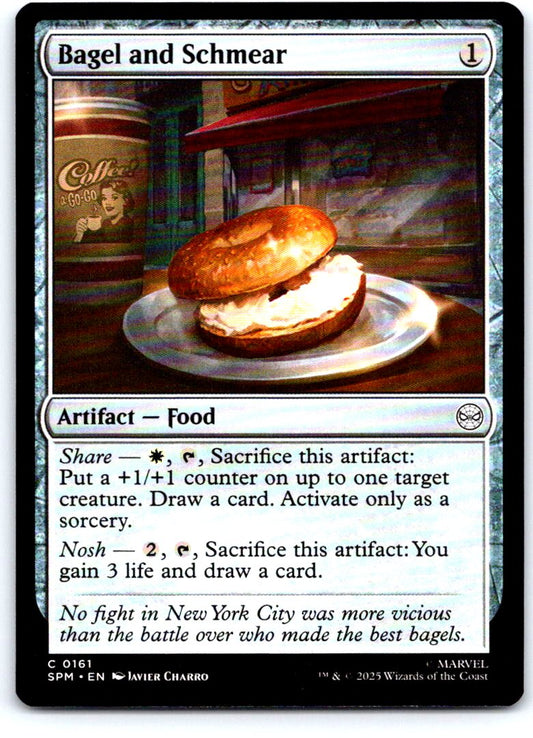 Bagel and Schmear 161 Common Marvel's Spider-Man Magic: The Gathering Near Mint
