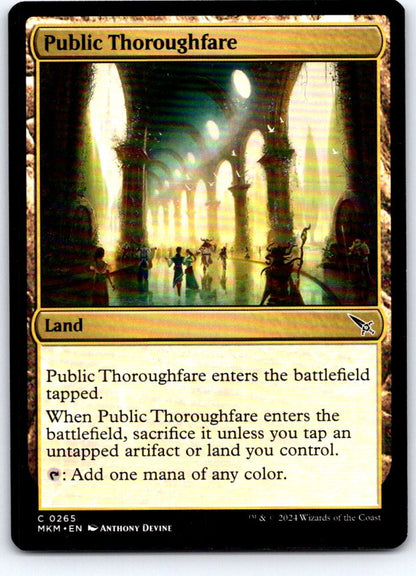 Public Thoroughfare 265 Common Murders at Karlov Manor Magic: The Gathering NM