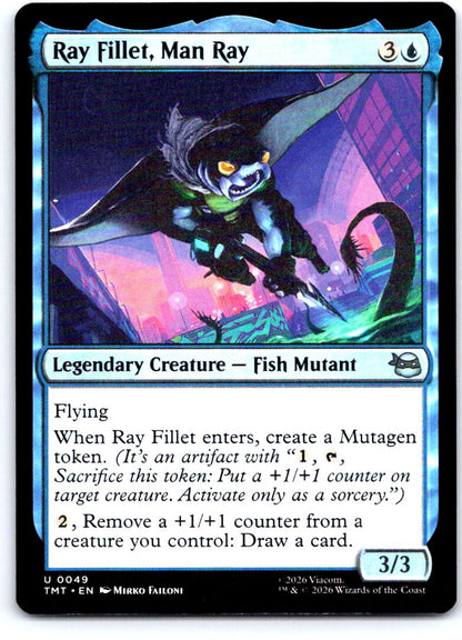 Ray Fillet, Man Ray 0049 Teenage Mutant Ninja Turtles Magic: The Gathering NM
