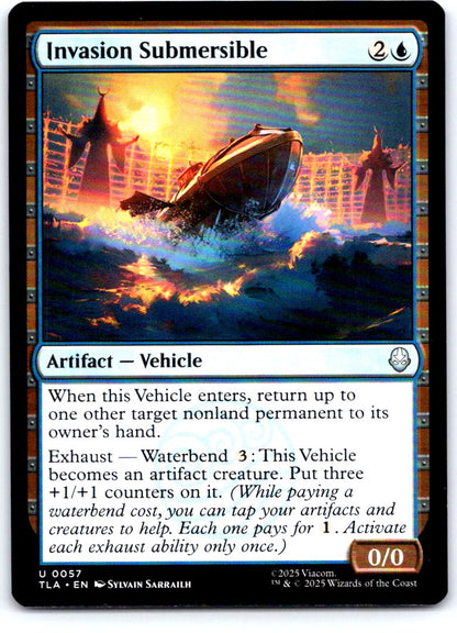 Invasion Submersible 57 Avatar: The Last Airbender Magic: The Gathering NM