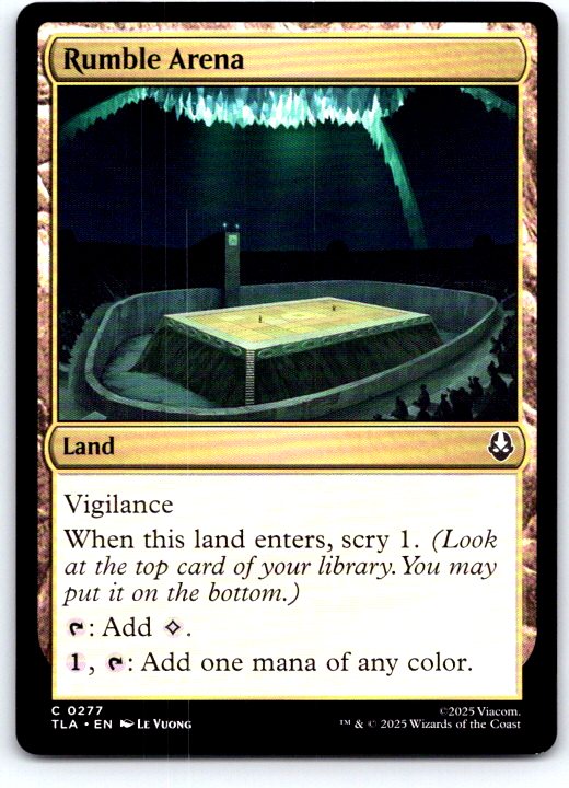 Rumble Arena 277 Common Avatar: The Last Airbender Magic: The Gathering NM