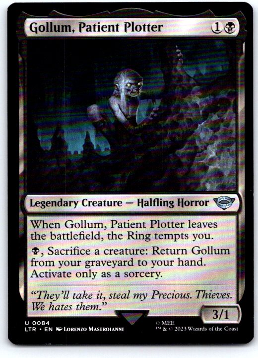 Gollum, Patient Plotter 84 Universes Beyond: LOTR: Tales of Middle-earth MTG NM