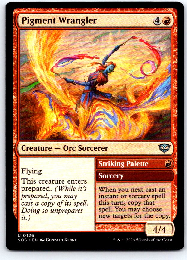 Pigment Wrangler 126 Uncommon Secrets of Strixhaven Magic: The Gathering NM