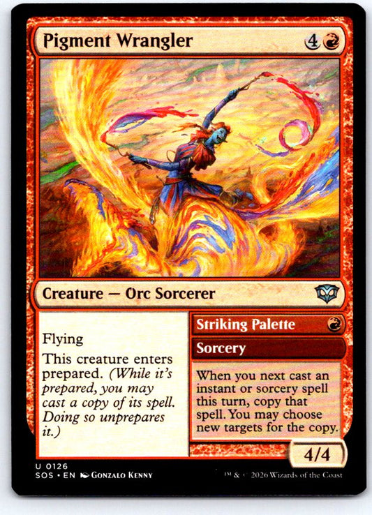 Pigment Wrangler 126 Uncommon Secrets of Strixhaven Magic: The Gathering NM