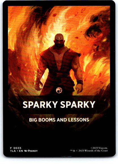 Sparky Sparky Theme Card 35 Avatar: The Last Airbender Magic: The Gathering NM