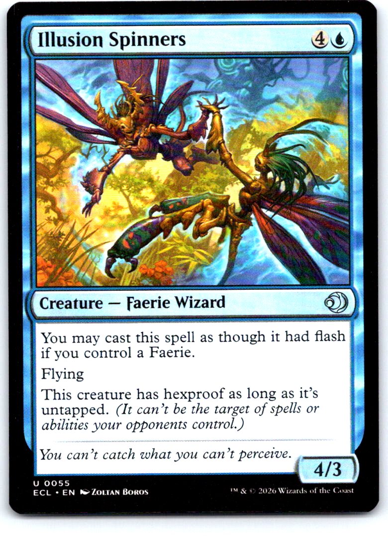 Illusion Spinners 55 Uncommon Lorwyn Eclipsed Magic: The Gathering Near Mint