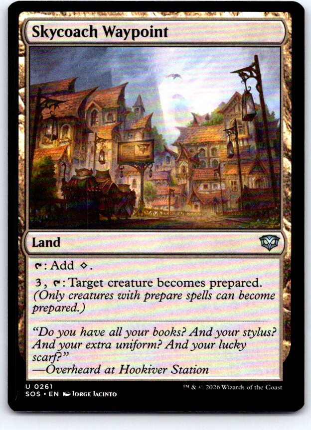 Skycoach Waypoint 261 Uncommon Secrets of Strixhaven Magic: The Gathering NM