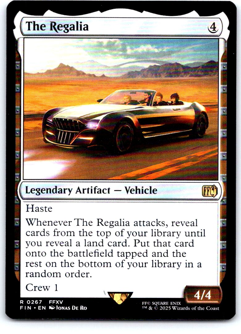 The Regalia 267 Rare FINAL FANTASY Magic: The Gathering Near Mint