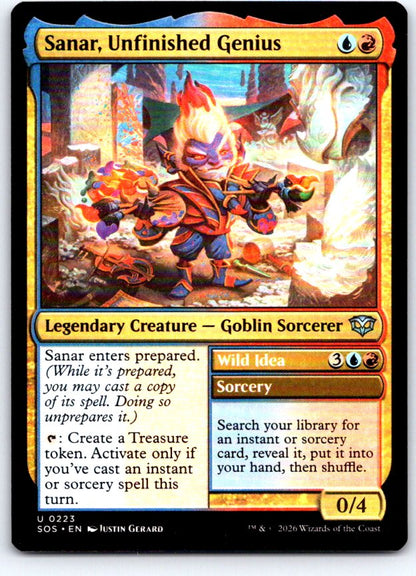 Sanar, Unfinished Genius 223 Secrets of Strixhaven Magic: The Gathering NM