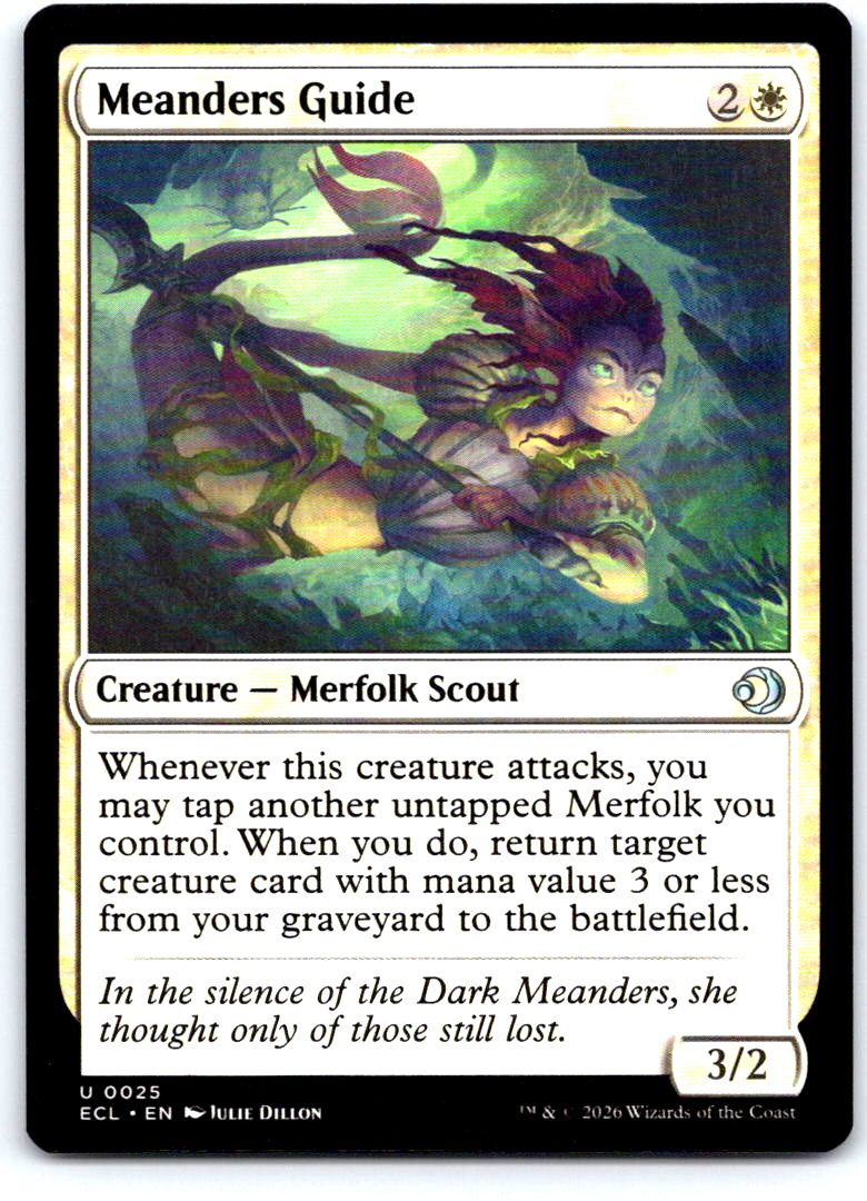 Meanders Guide 25 Uncommon Lorwyn Eclipsed Magic: The Gathering Near Mint