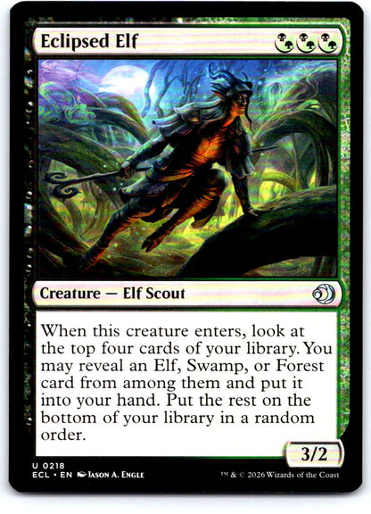Eclipsed Elf 218 Uncommon Lorwyn Eclipsed Magic: The Gathering Near Mint