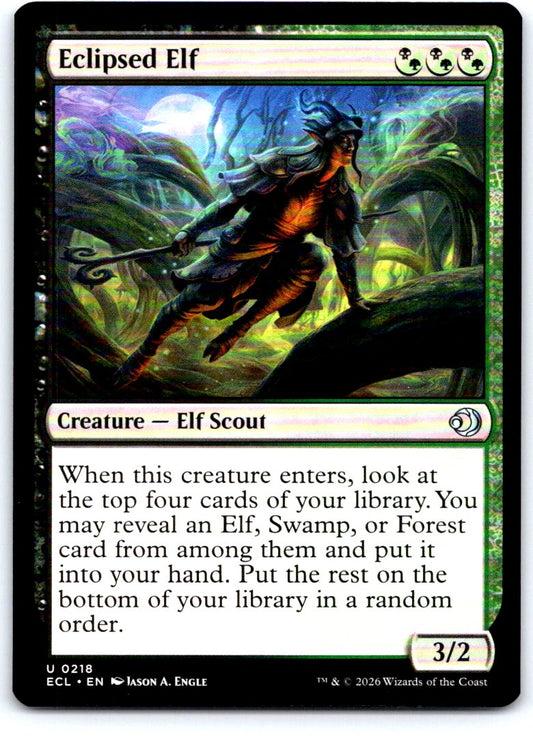 Eclipsed Elf 218 Uncommon Lorwyn Eclipsed Magic: The Gathering Near Mint