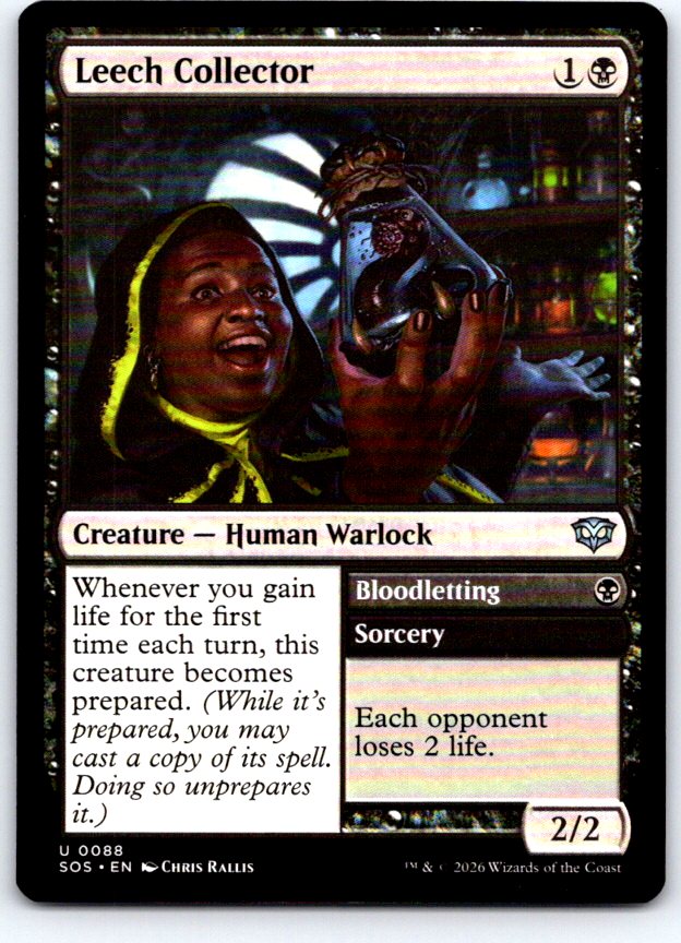 Leech Collector 88 Uncommon Secrets of Strixhaven Magic: The Gathering Near Mint
