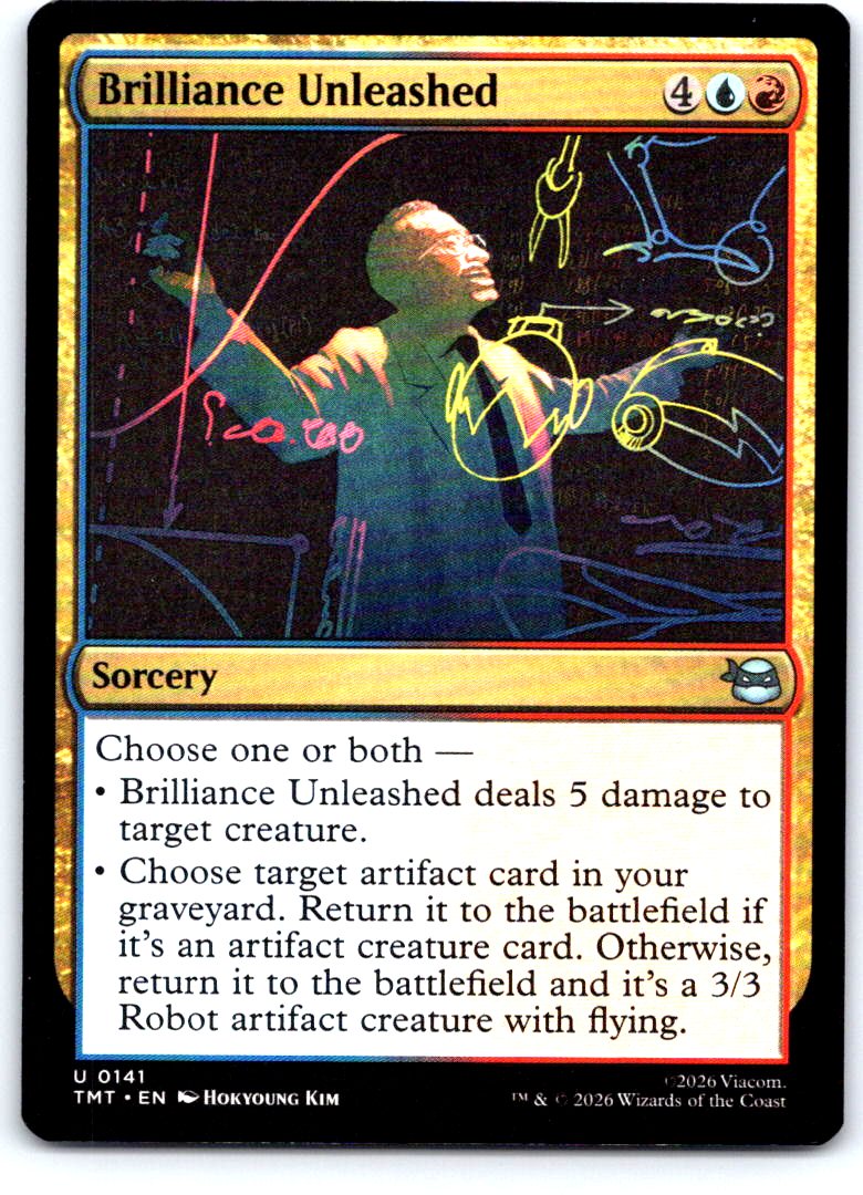 Brilliance Unleashed 0141 Teenage Mutant Ninja Turtles Magic: The Gathering NM