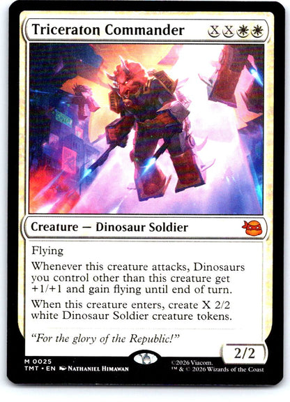 Triceraton Commander 0025 Teenage Mutant Ninja Turtles Magic: The Gathering NM