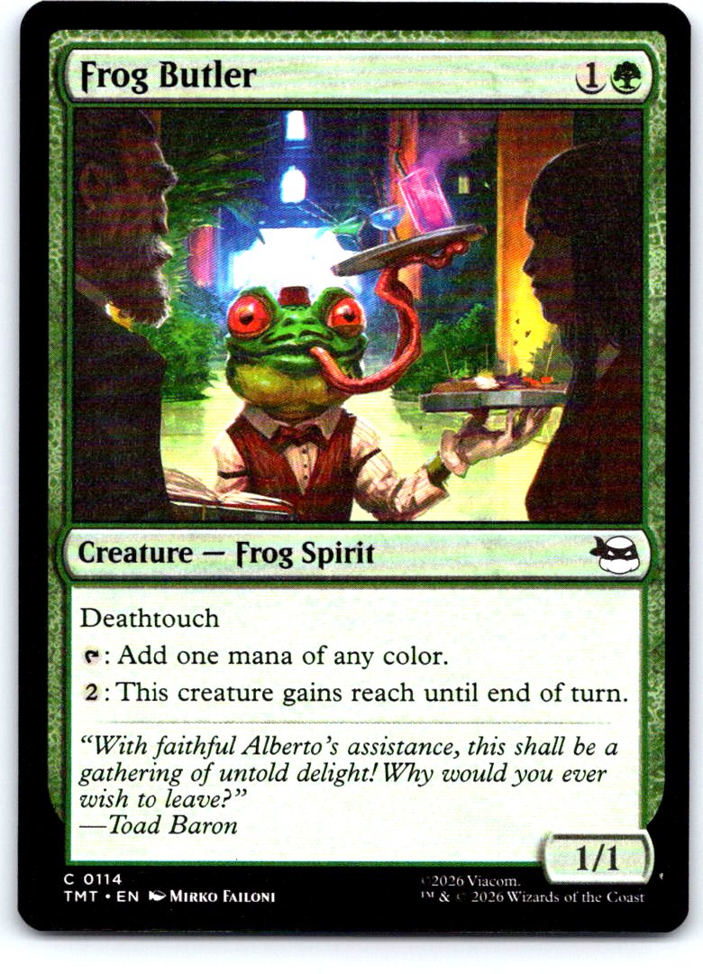 Frog Butler 0114 Common Teenage Mutant Ninja Turtles Magic: The Gathering NM