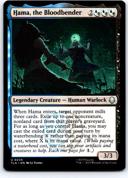 Hama, the Bloodbender 224 Avatar: The Last Airbender Magic: The Gathering NM