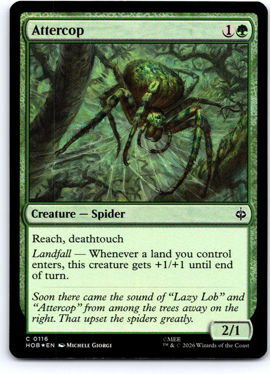 Attercop 116 Common The Hobbit Magic: The Gathering Foil Near Mint