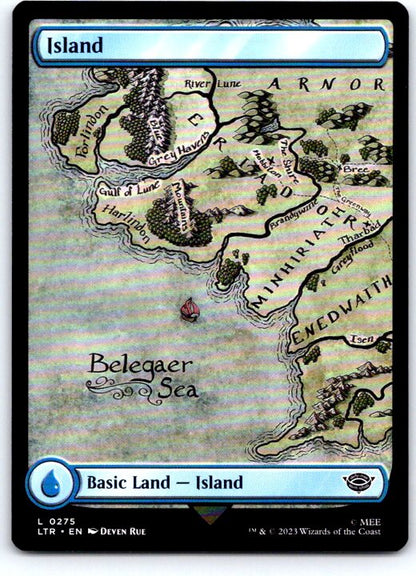 Island (0275) 275 Universes Beyond: LOTR: Tales of Middle-earth MTG NM