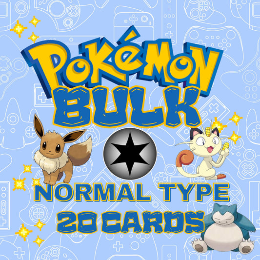 NORMAL TYPE POKÉMON — 20 CARD LOT!