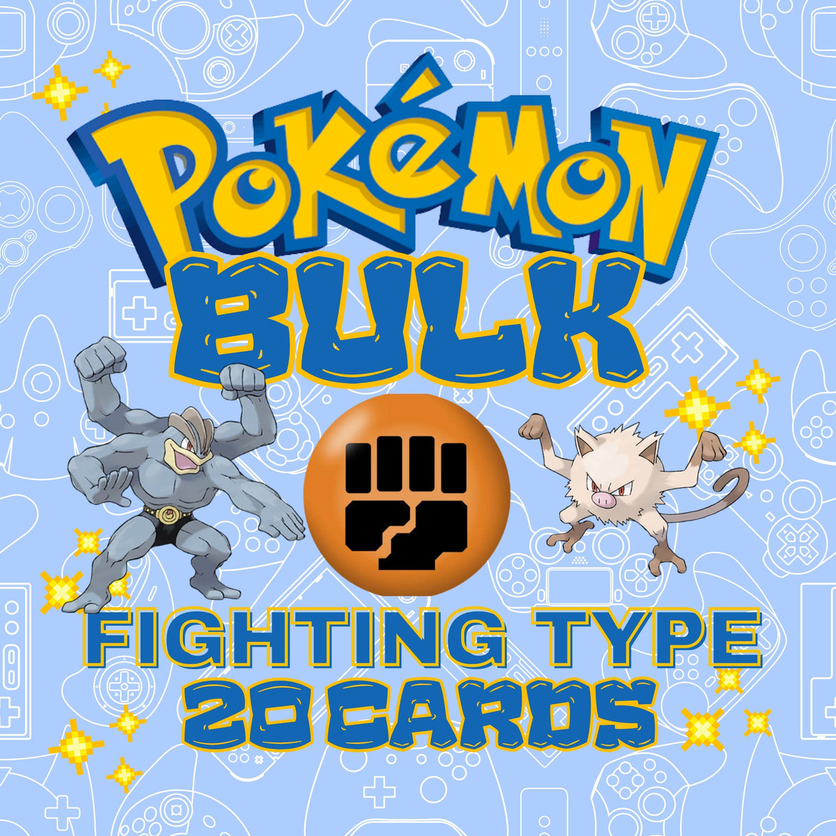 FIGHTING TYPE POKÉMON — 20 CARD LOT!