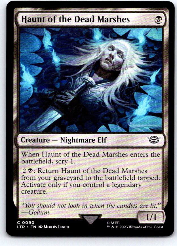Haunt of the Dead Marshes 90 Universes Beyond: LOTR Magic: The Gathering NM