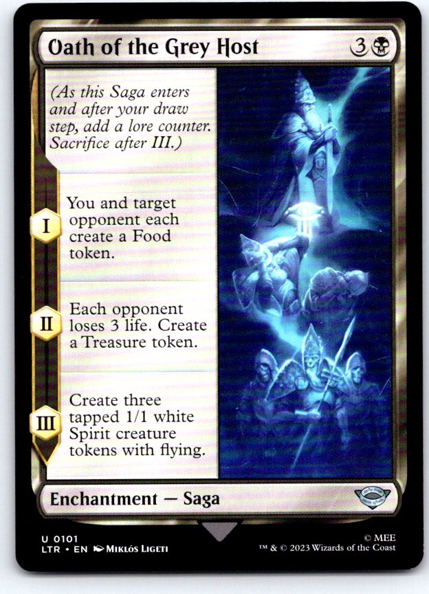 Oath of the Grey Host 101 Universes Beyond: LOTR Magic: The Gathering NM