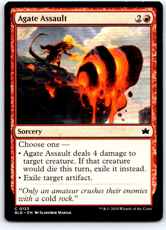 Agate Assault 122 Common Bloomburrow Magic: The Gathering Near Mint