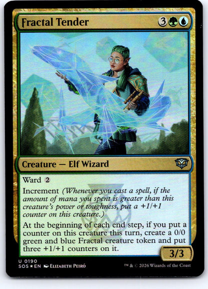 Fractal Tender 190 Uncommon Secrets of Strixhaven Magic: The Gathering Foil NM
