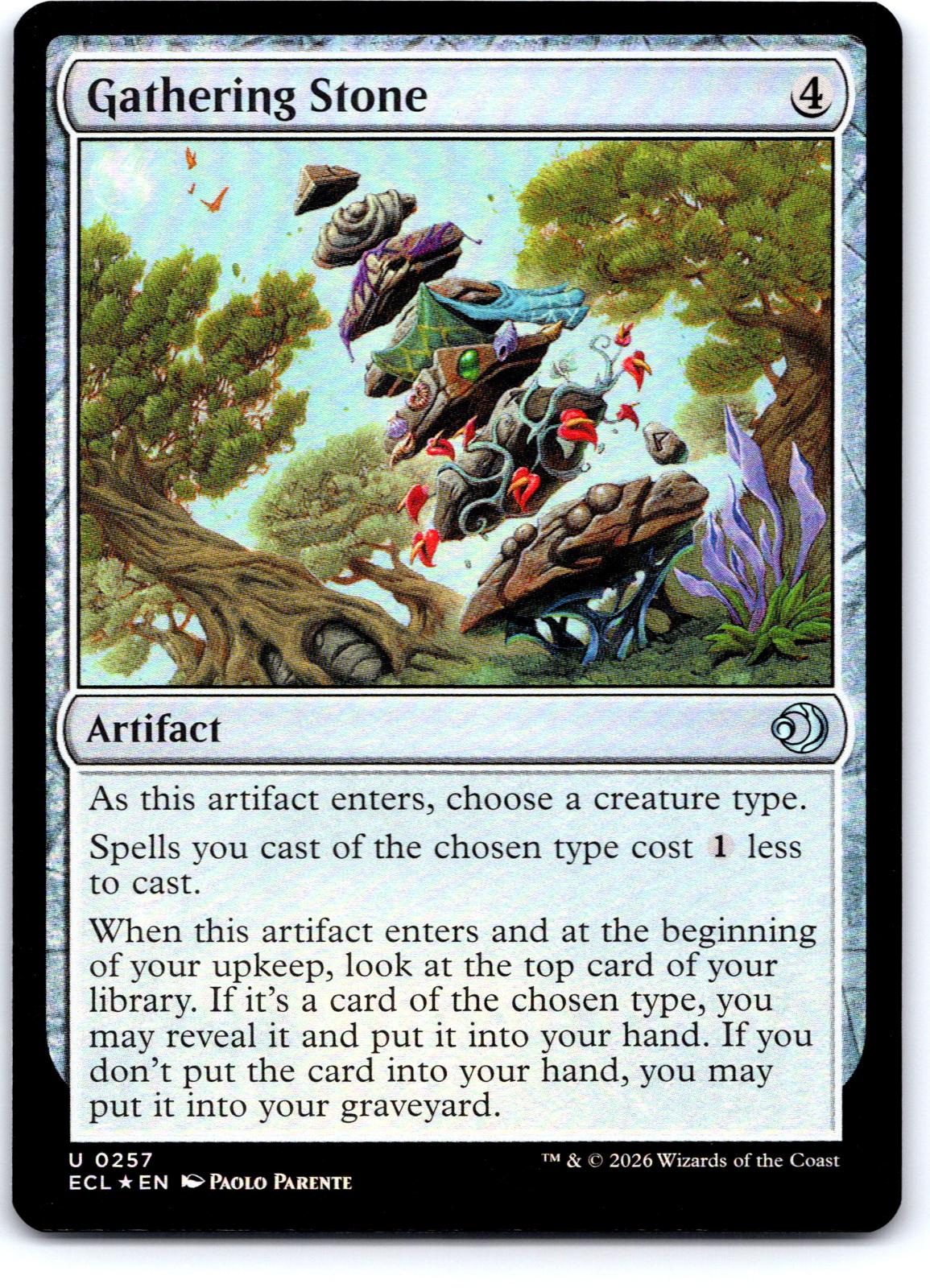 Gathering Stone 257 Uncommon Lorwyn Eclipsed Magic: The Gathering Foil Near Mint