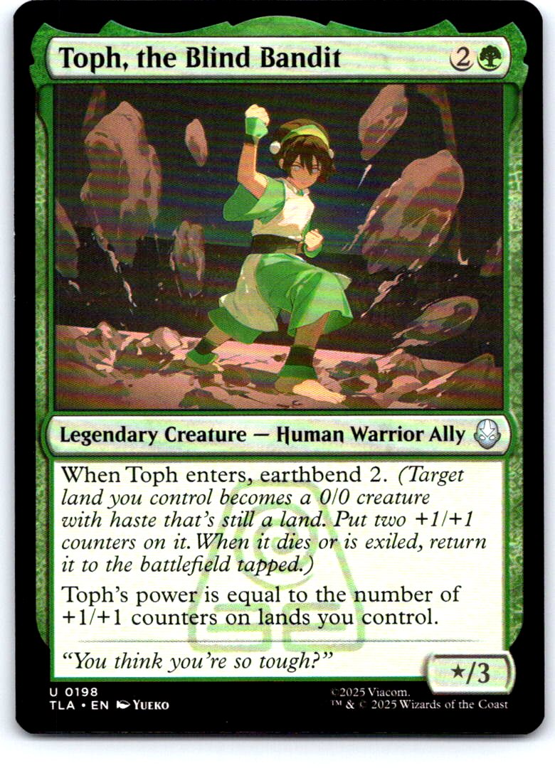 Toph, the Blind Bandit 198 Avatar: The Last Airbender Magic: The Gathering NM