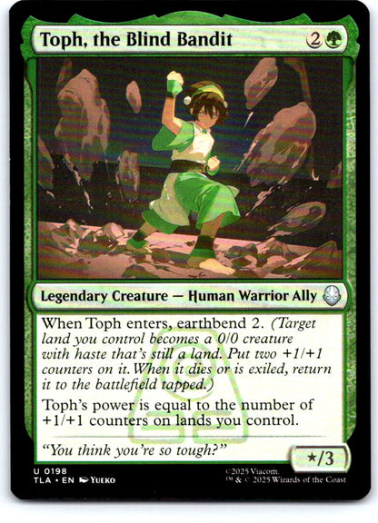 Toph, the Blind Bandit 198 Avatar: The Last Airbender Magic: The Gathering NM