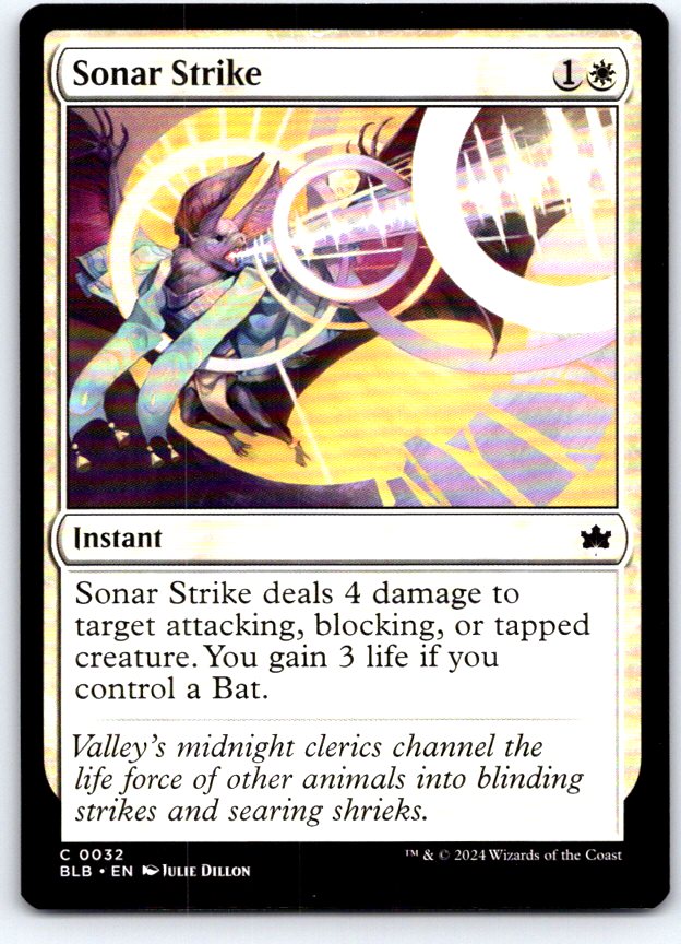 Sonar Strike 32 Common Bloomburrow Magic: The Gathering Near Mint