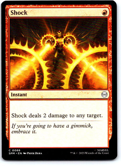 Shock 88 Common Marvel's Spider-Man Magic: The Gathering Near Mint