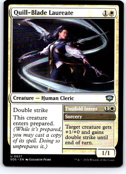 Quill-Blade Laureate 27 Uncommon Secrets of Strixhaven Magic: The Gathering NM
