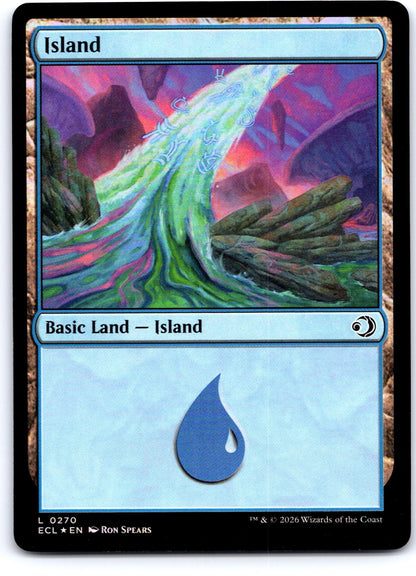 Island (0270) 270 Land Lorwyn Eclipsed Magic: The Gathering Foil Near Mint
